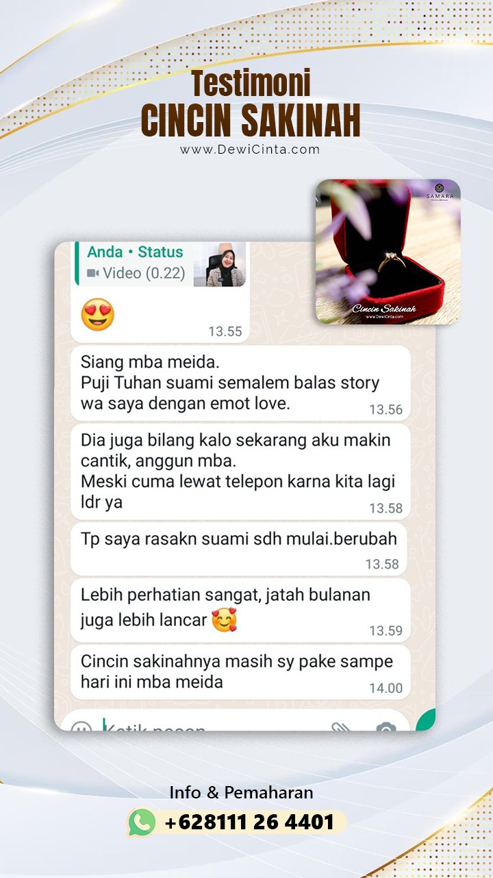 testimoni cincin sakinah 2